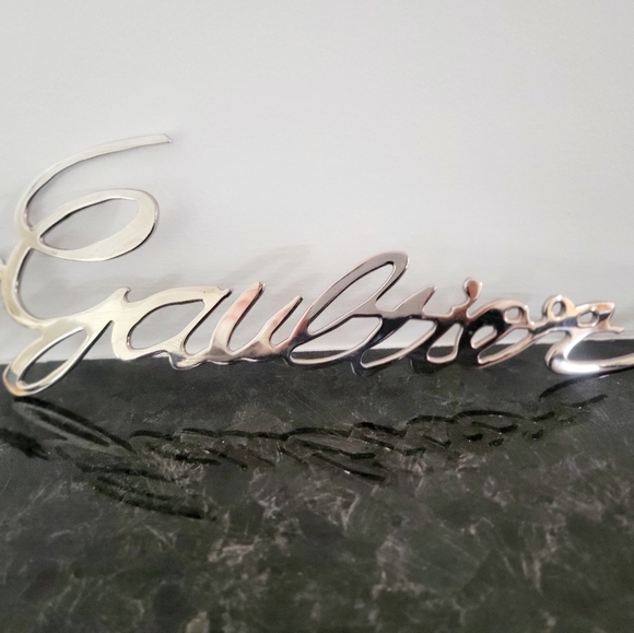 SALE💯Authentic Jean Paul Gaultier Runway Logo Chrome Belt - Picture 5 of 5